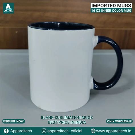 Ceramic White 11oz Mugs Blank Sublimation Mugs For Ting At Rs 40