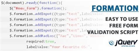 Easy To Use Form Validation Script Jquery Formation Greepit