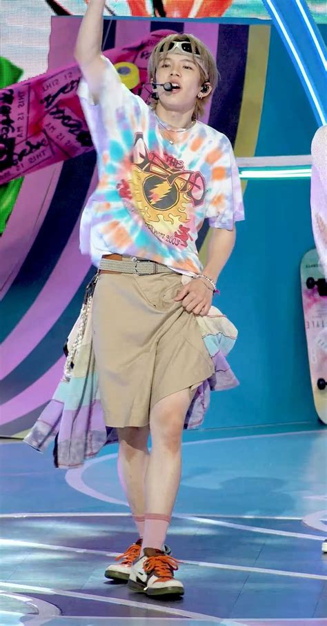 Shotaro With Long Hair And Sunglasses In A Tie Dye Shirt And Shorts