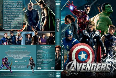 Marvel's The Avengers dvd cover (2012) R2 German