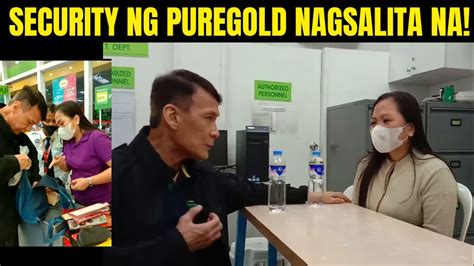 Viral Security Ng Puregold Nagsalita Na At Nag Sorri Sa Aktor Na