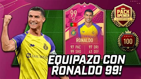 Probamos A Cristiano Ronaldo Futties En Fut Champions Youtube