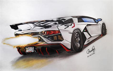 Me Aventador Svj Pencils 2021 Rart