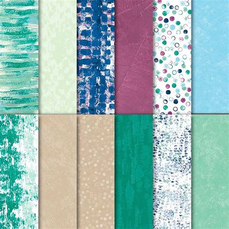 Tranquil Textures Designer Series Paper By Stampin Up Etsy Simple