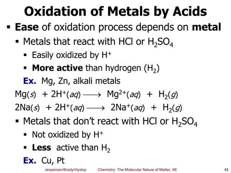 PPT - Chapter 6: Oxidation-Reduction Reactions PowerPoint Presentation - ID:4269346