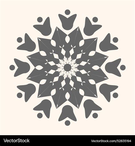 mandala coloring page  circular pattern vector image