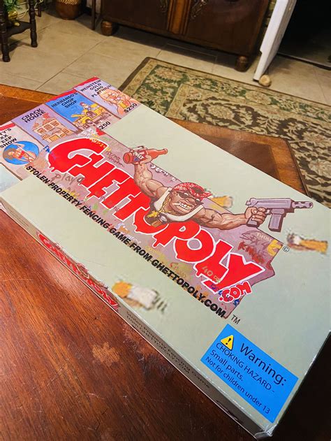 Very RARE Ghettopoly Board Game ..very Nice Condition for Sale in San ...