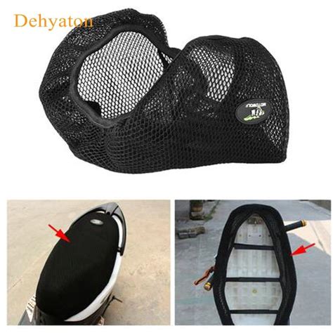 3d Motorcycle Seat Cover Scooter Electricmobike Breathable Mesh Net Cushion Protector Sun Pad