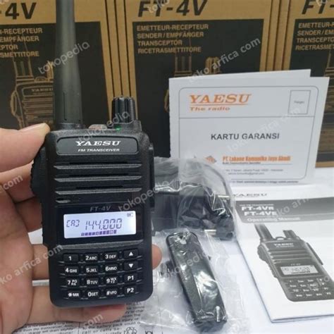 Jual Ht Yaesu Ft 4v Vhf Original Original Yaesu Ft 4 Ft4 Yaesu Vhf