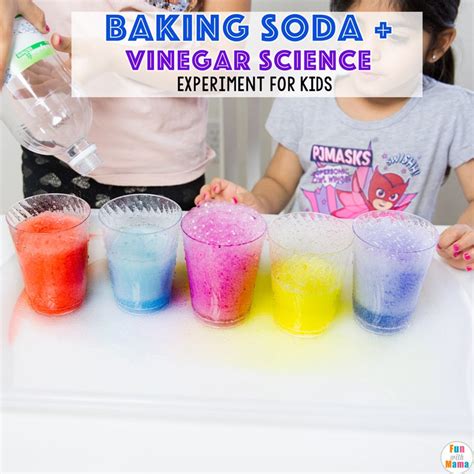 Science Experiments With Baking Soda Vinegar