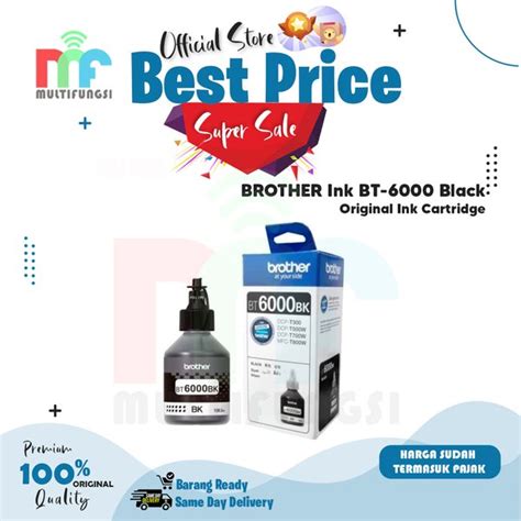 Jual Tinta Brother Bt Bk Original Black Bt Bk Di Lapak