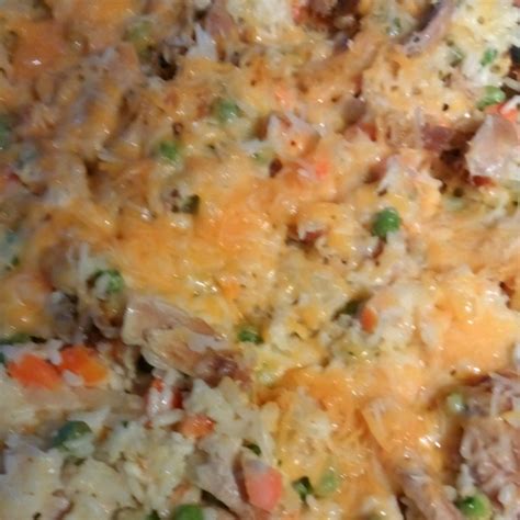 Campbells® Cheesy Chicken And Rice Casserole Recipe Allrecipes