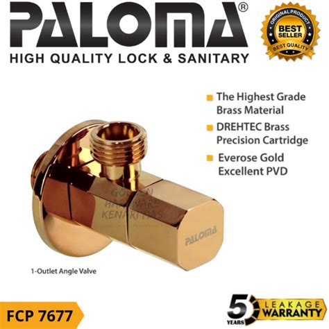 Jual PALOMA FCP 7677 KERAN STOP TOILET WC JET SHOWER TEMBOK KRAN AIR