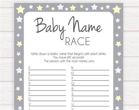 Gender Neutral Baby Shower, Baby Shower Game, Baby Shower Games, Baby ...