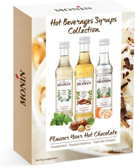 Monin Hot Choc Gift Pack 3x5cl Amazon Co Uk Grocery