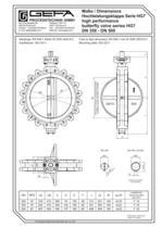 Butterfly Valve HG 7 GEFA Processtechnik Electric For Water