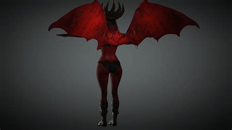 Demon Woman D Model Turbosquid