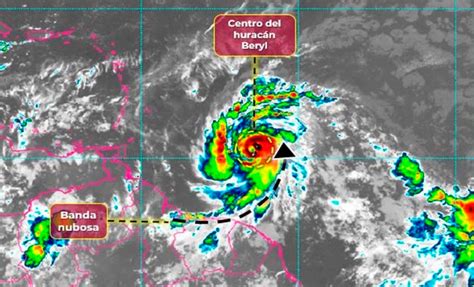 Beryl se intensifica a huracán categoría 3 prevén que llegue a 4