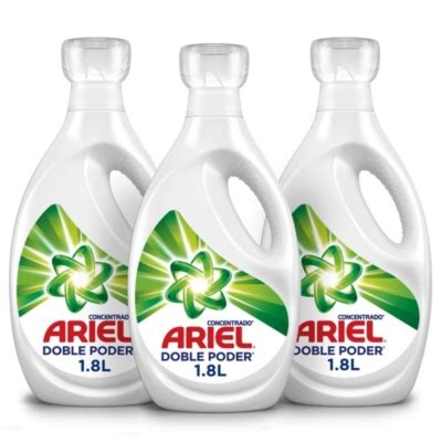 Ariel Pack Detergente L Quido Concentrado Ariel Doble Poder L