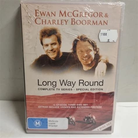 Long Way Round Complete Tv Series Dvd 2004 New Sealed Region All 45