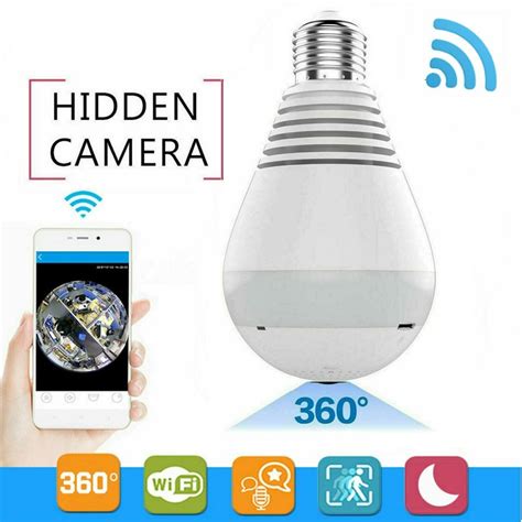 Wifi Light Bulb Security Camera Led Balma Home