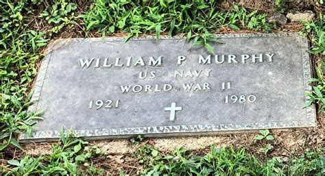 William P Murphy 1921 1980 Find A Grave äreminne