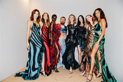 Original Favorite Roberto Cavalli Models Close Spring 2025 Show By