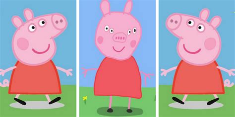 Front Facing Peppa Pig Is A Mutant Who Will Haunt Your Dreams Tonight