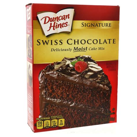 Duncan Hines Swiss Chocolate Cake Mix 432g Massy Stores St Lucia