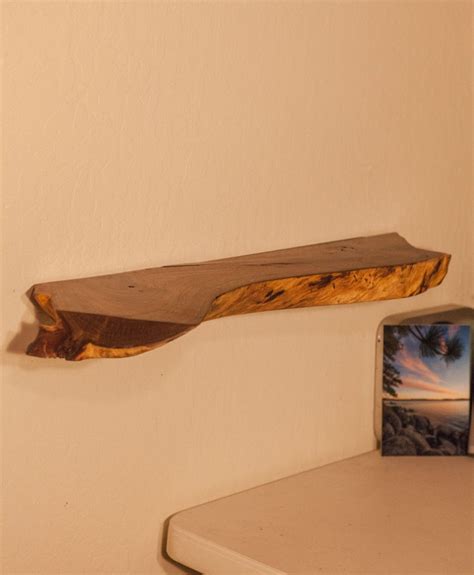 Video Live Edge Floating Shelf Walnut Shelves Floating Shelves Diy Wood Shelves