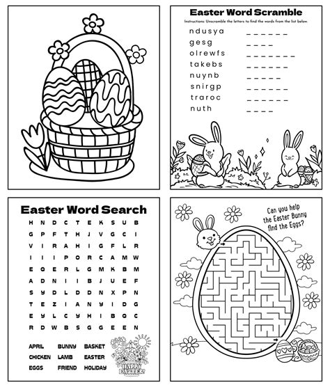 Easter Mini Book 10 Free Pdf Printables Printablee In 2024 Mini