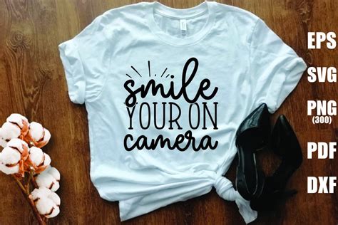 Smile Your on Camera Graphic by Vintage · Creative Fabrica