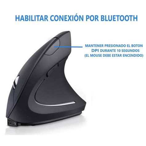 Ripley Mouse Vertical Recargable Bluetooth Dual Inalambrico