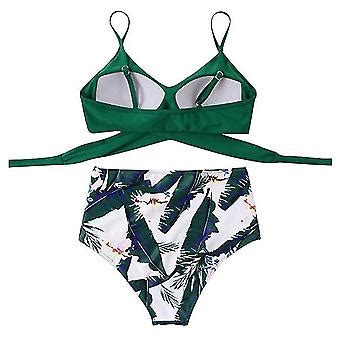 Kvinders High Waist Leopard Bikini Todelt Cheetah Badedragt Tw Fruugo DK