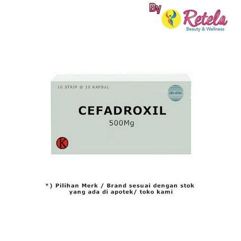 Jual Cefadroxil 500 Mg 1 Strip 10 Capsul Gen Hj Shopee Indonesia