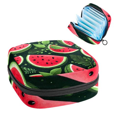 Watermelon Sanitary Bags Period Purse Small Storage Bag Organizers Ring