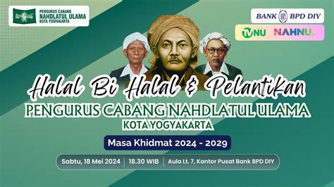 Live Halal Bihalal Pelantikan Pcnu Kota Yogyakarta