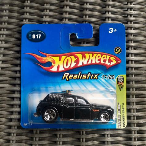 Jual Hot Wheels Cockney Cab II Realistix First Editions Short Card