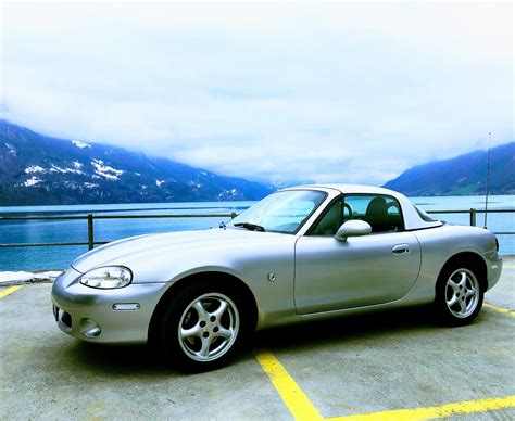 Sch Ne Fotos Mazda Mx Nb Mit Hardtop Stoffverdeck Und Offen Silber