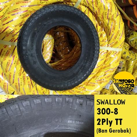 Jual Ban Luar Arco 300 8 2PR Swallow Untuk Gerobak Pasir Artco Arko