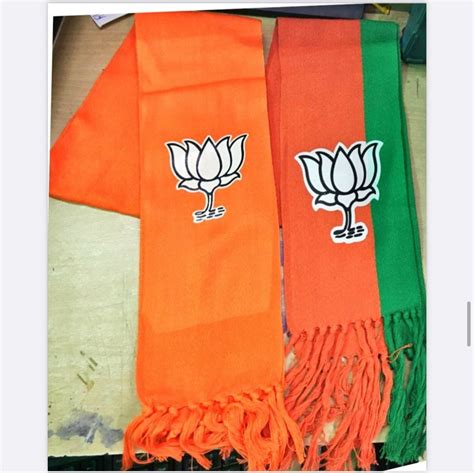 Bjp Cotton Patka For Election Campaigning Size Width Inch Height