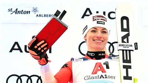 Lara Gut Behrami Seals Super G Victory At St Anton To Secure Th