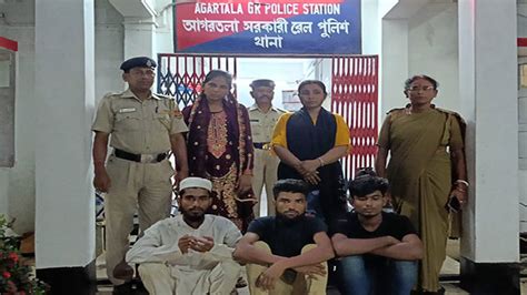 Tripura Five Rohingya Immigrants Arrested For Illegal Border Crossing