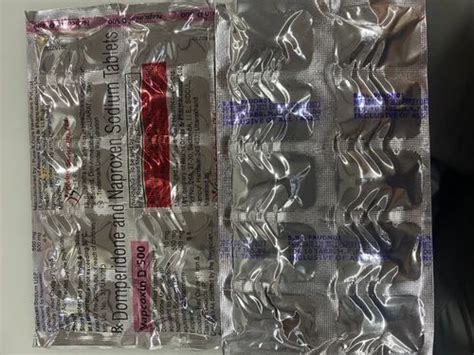 Napcoxin Domperidone And Naproxen Sodium Tablets Mg At Rs Box