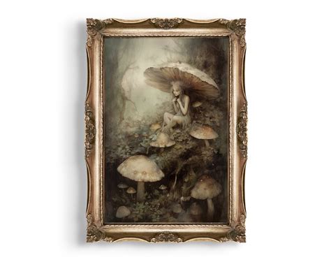 Forest Fairy Cottagecore Prints, Mushroom Decor, Fairycore Wall Art ...