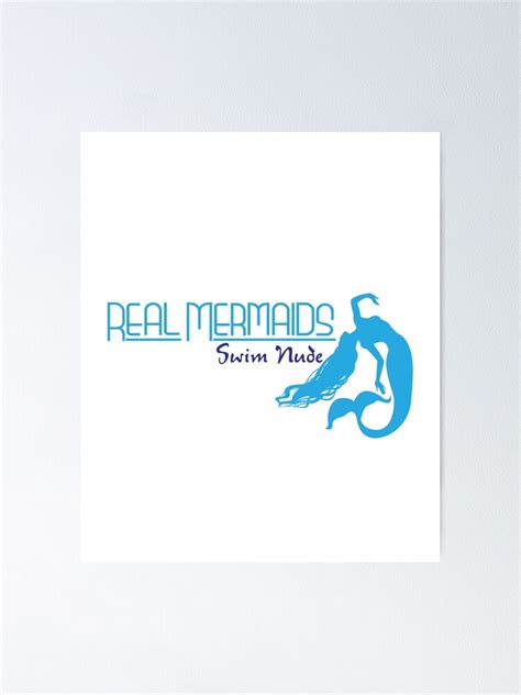 Real Mermaids Swim Nude Poster For Sale By NudismInAmerica Redbubble