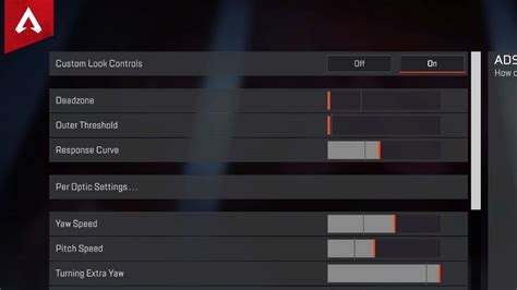 Good Controller Settings For Apex