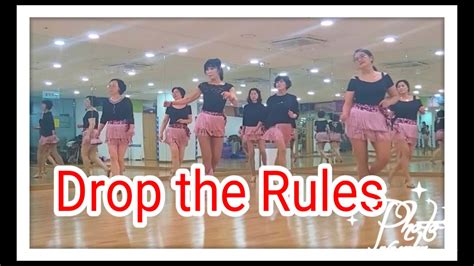 Drop the Rules Intermediate Advanced Line dance 사 한국라인댄스협회 남양주지회 중 고급