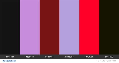 Hex Codes Illustration Gravity Falls Character Colours 141414 Colorswall