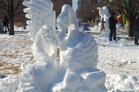 #winterwonder #snowdays #chicago #snowsculpture | Snow sculptures ...